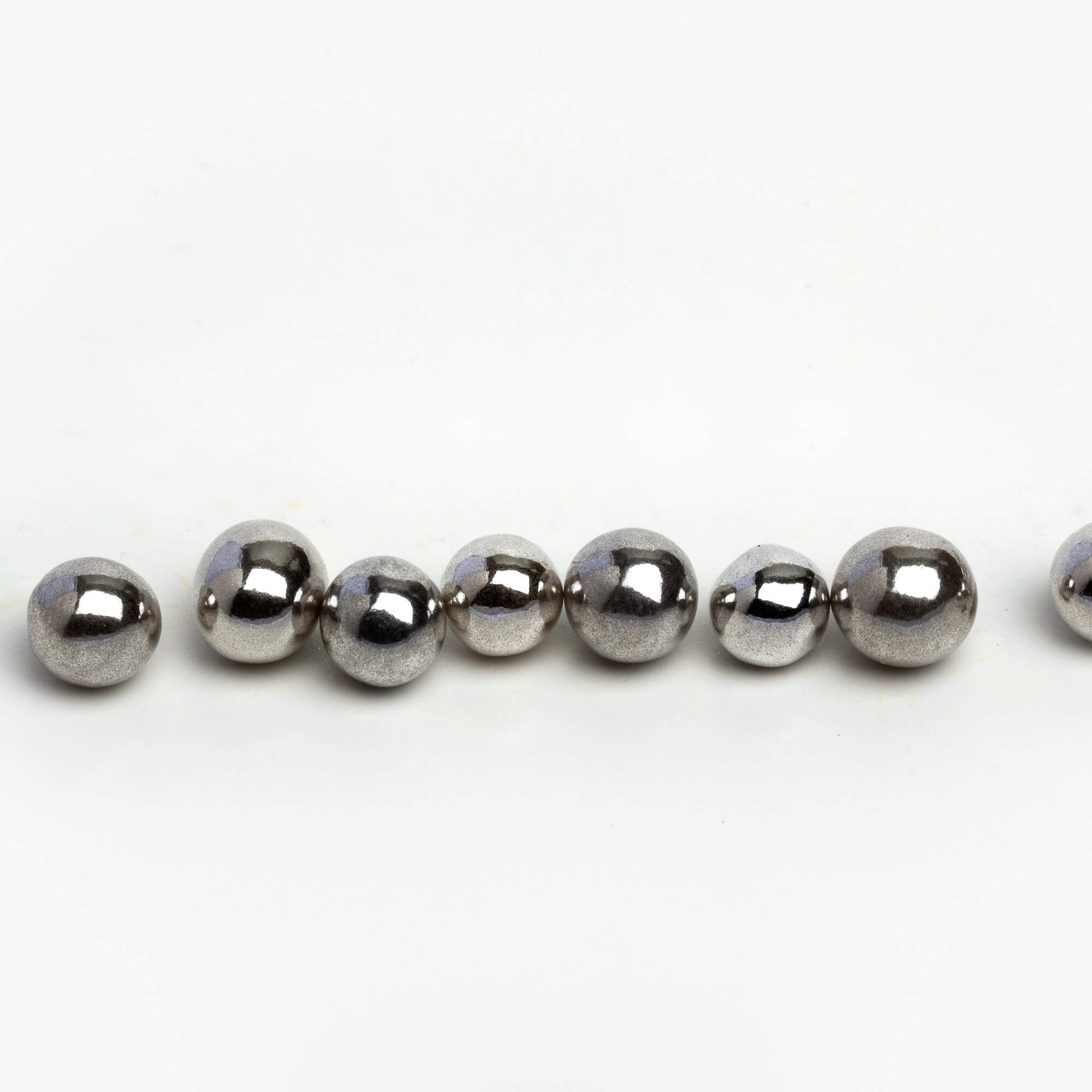 Perles N°3 6mm argent argenture 195 gr. box